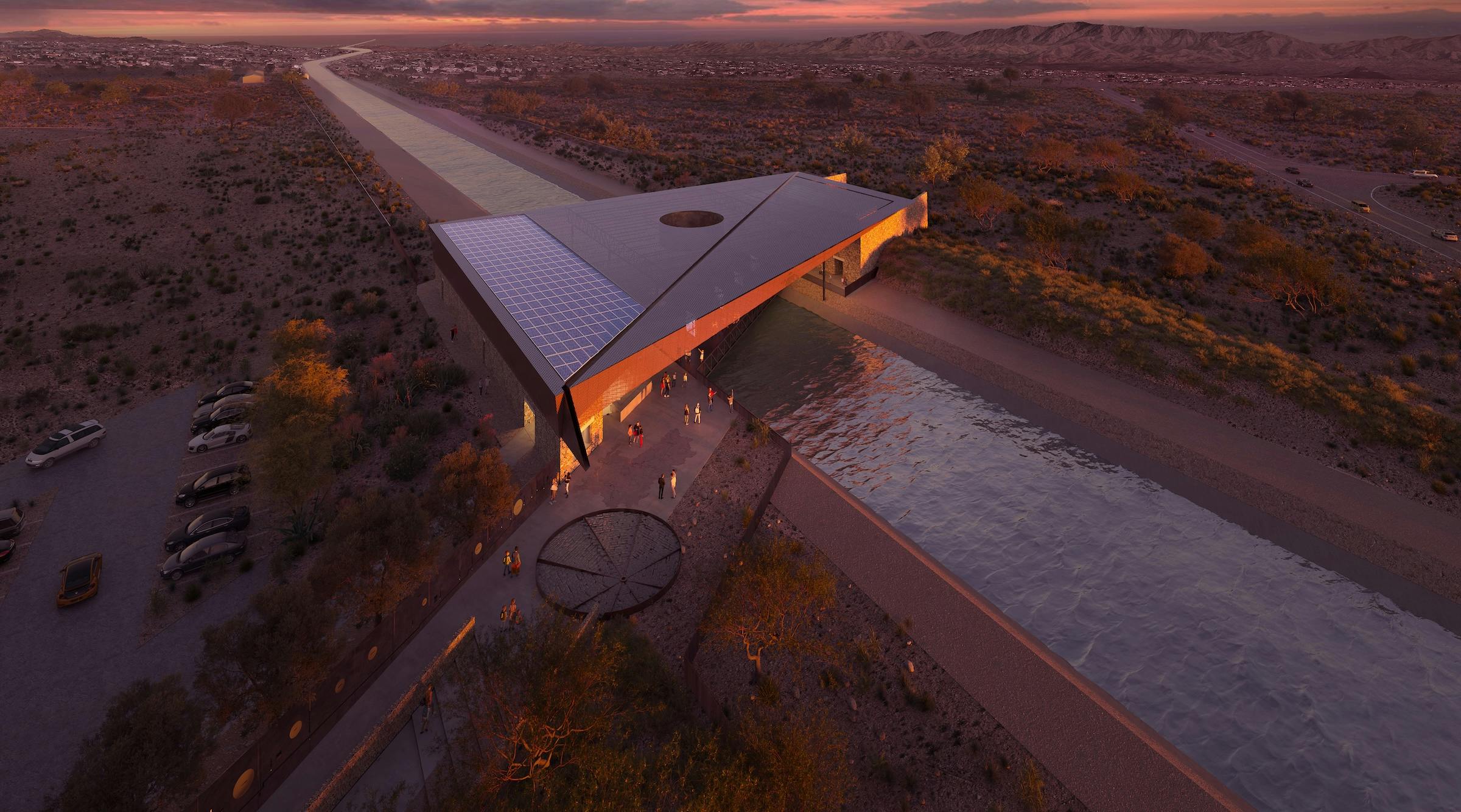 Arizona&rsquo;s Water Education Center will teach visitors about water conservation and reuse strategies - Renderings courtesy Jones Studio