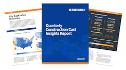 Construction material prices continue to normalize despite ongoing challenges, according to Gordian’s Quarterly Construction Cost Insights Report for Q4 2023