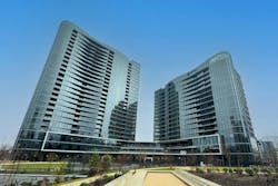 Two-tower luxury senior living community The Mather features wellness and biophilic elements Photo courtesy Mather Two-tower luxury senior living community The Mather features wellness and biophilic elements Photo courtesy Mather