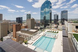 The recently completed Deco 969 is the newest luxury high rise designed by GDA and the first tower of its kind to rise in Fort Worth in over 30 years. Photo courtesy KTGY/GDA The recently completed Deco 969 is the newest luxury high rise designed by GDA and the first tower of its kind to rise in Fort Worth in over 30 years. Photo courtesy KTGY/GDA