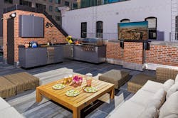 TREX Outdoor Kitchen urban NYC TREX Outdoor Kitchen urban NYC