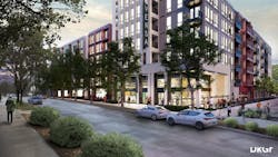 Versa will bring 233 apartment units to Indianapolis's Broad Ripple neighborhood. Rendering: DKGr, courtesy Milburn Versa will bring 233 apartment units to Indianapolis's Broad Ripple neighborhood. Rendering: DKGr, courtesy Milburn