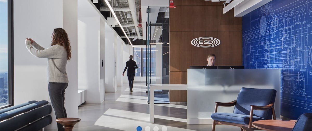 ESD HQ office, Chicago, designed by Gensler. Photo: Tom Harris