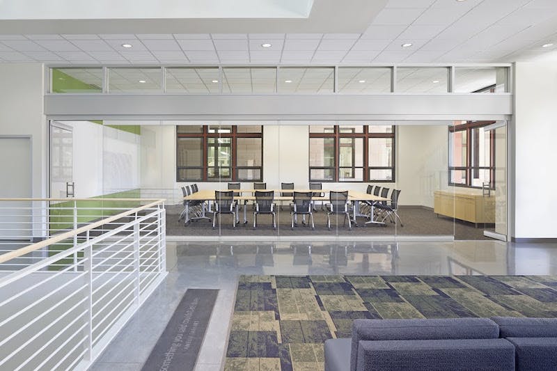 NanaWall PrivaSEE offers better sound rating than most fixed glass