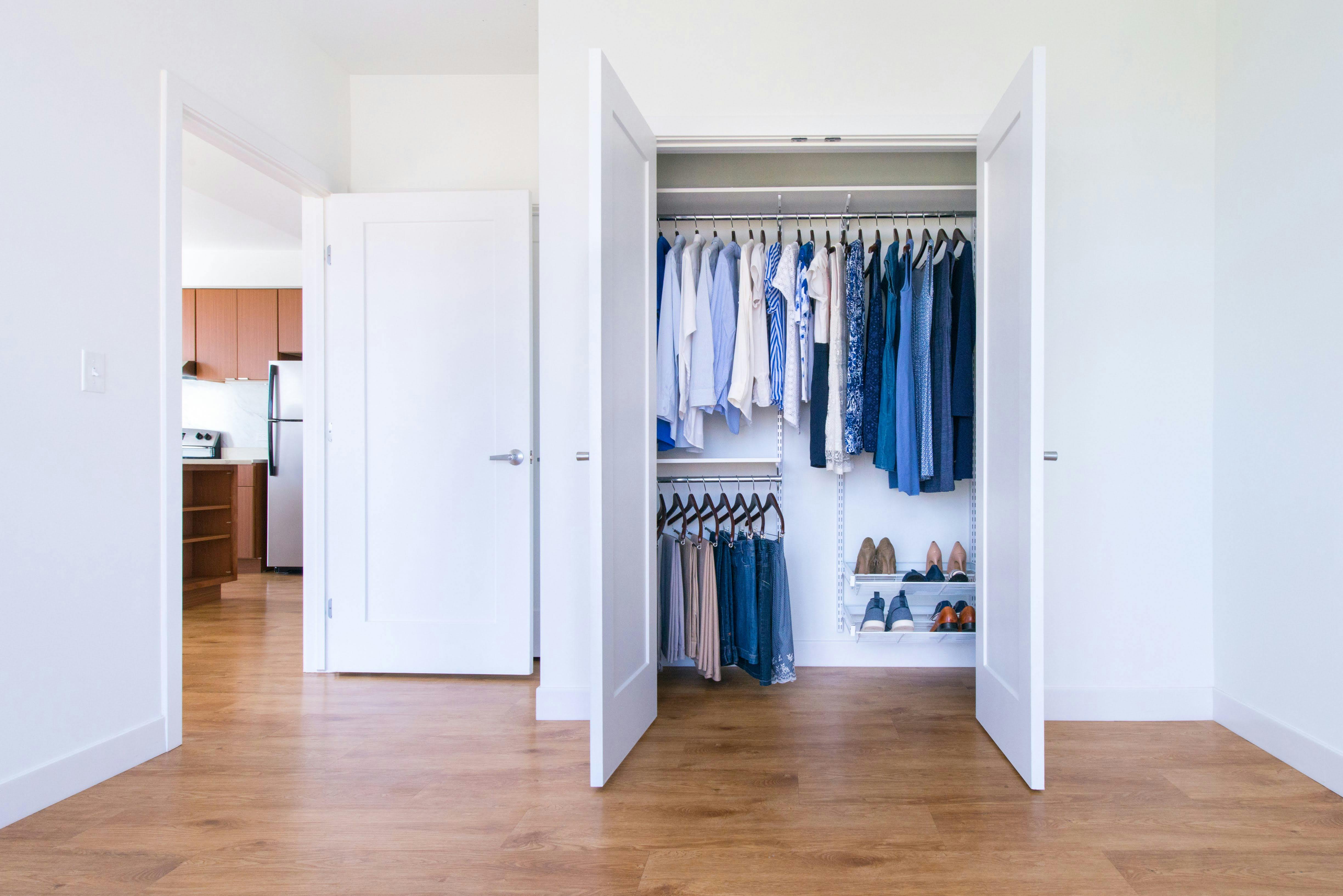 Closet system from Organized Living at 20 Fulton East