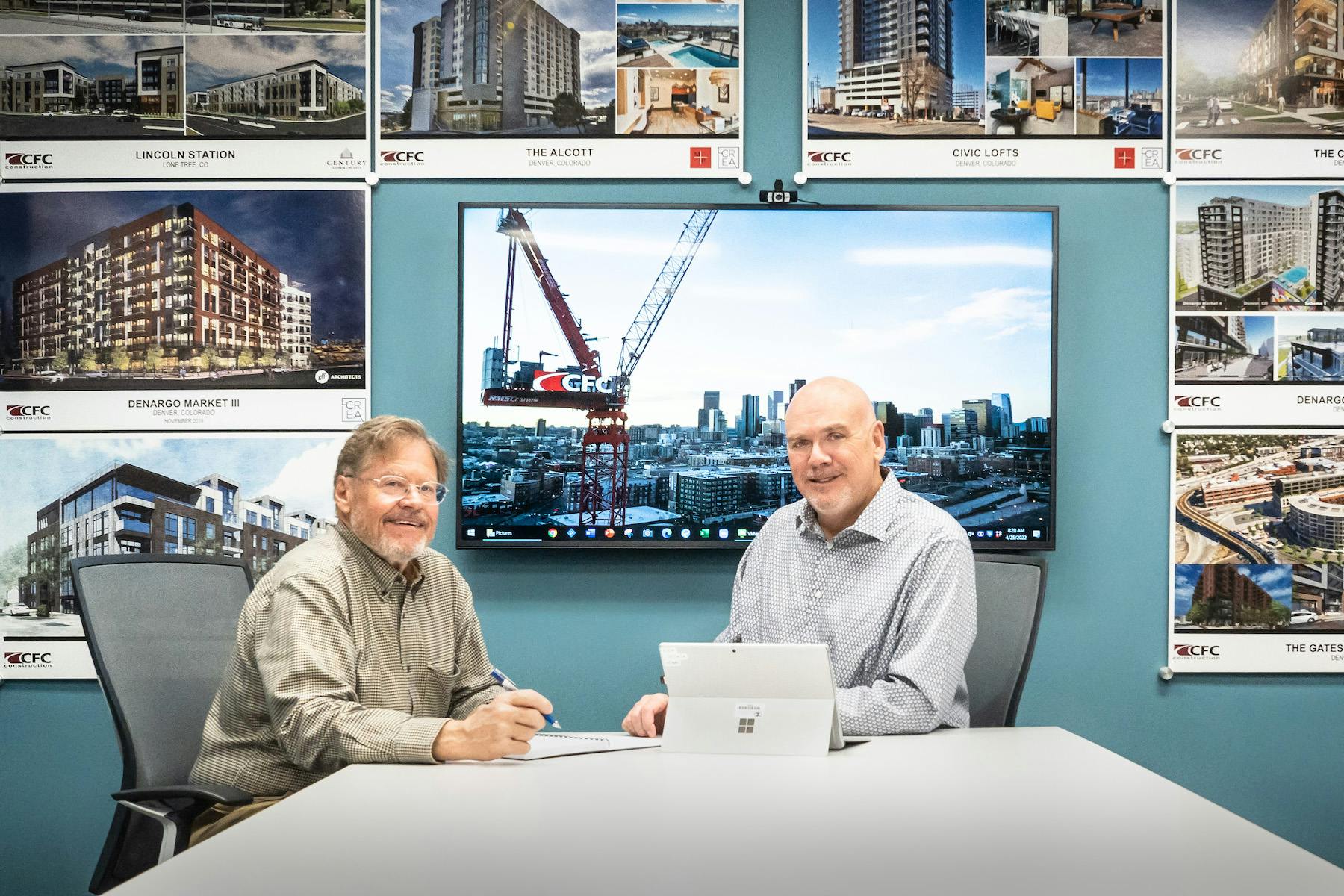 Pictured: EJ Olbright, CFC Founder and Chairman (left), and Pat Smith, President