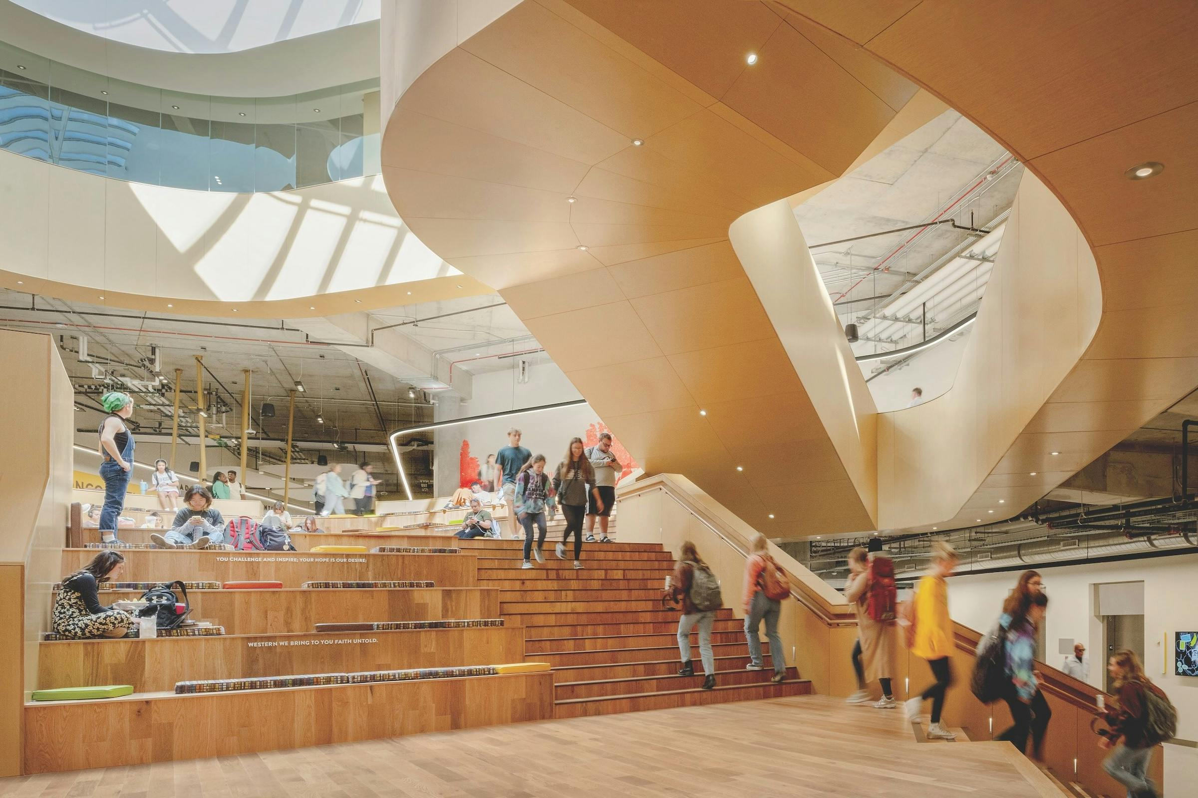 Western Michigan University&rsquo;s new Student Center is designed to be a &ldquo;hub of belonging.&rdquo; CannonDesign worked with an EDI consultant on the design of this 162,000-sf center.