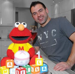 Giordano And His Elmo Cake Giordano And His Elmo Cake