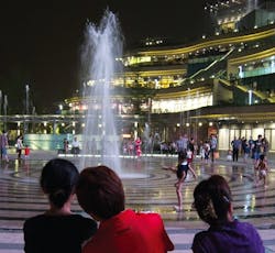 The Water Feature At China’s Chengdu Mix C Retail Center Shows How Common Spaces Draw Shoppers The Water Feature At China’s Chengdu Mix C Retail Center Shows How Common Spaces Draw Shoppers