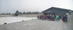 The Roof Of Ocosta Elementary School In Westport, Wash The Roof Of Ocosta Elementary School In Westport, Wash