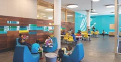 The after school program in the new clubhouse The after school program in the new clubhouse