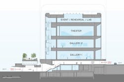 Cross-section of the shed Cross-section of the shed