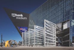 The final design for the 70,000-seat U.S. Bank Stadium The final design for the 70,000-seat U.S. Bank Stadium
