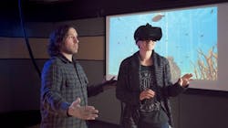 A Vr User Walks Through One Of The Lab’s Custom Interactive Programs A Vr User Walks Through One Of The Lab’s Custom Interactive Programs