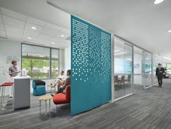 People having a meeting in an office People having a meeting in an office