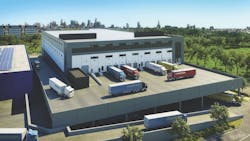 Ware Malcomb three-story warehouse Ware Malcomb three-story warehouse