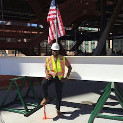 JARED GREEN IN FRONT OF A U.S. FLAG JARED GREEN IN FRONT OF A U.S. FLAG