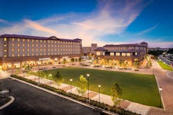 RISE LSU at dusk RISE LSU at dusk