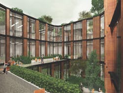 ZGF Architects courtyard ZGF Architects courtyard