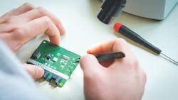 Close up of data sensor Close up of data sensor