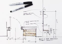 Concept Sketch For Steel Bench Concept Sketch For Steel Bench