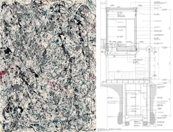 Jackson Pollock Painting And Construction Drawings Jackson Pollock Painting And Construction Drawings
