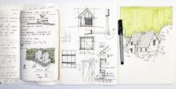 Dallas Architect Bob Borson Sketchbooks June 2020 Large Dallas Architect Bob Borson Sketchbooks June 2020 Large
