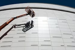 Chase Center Metal panel skin Chase Center Metal panel skin