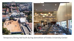 Temporary dining hall Temporary dining hall