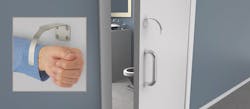 Rockwood hands-free door pulls Rockwood hands-free door pulls