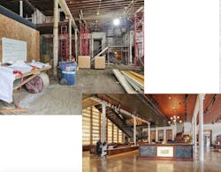 Sazerac House before and after contrast Sazerac House before and after contrast