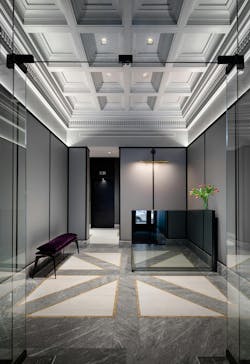 Polhemus Residences entry lobby Polhemus Residences entry lobby