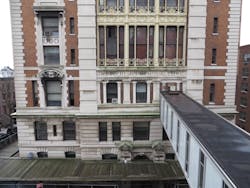 Polhemus Memorial Clinic pedestrian bridge Polhemus Memorial Clinic pedestrian bridge