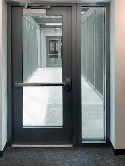 The Door Vision Area In This 45 Minute Door Exceeds 1,296 Square Inches Thanks To Super Clear 45 Hs Li Used In The Door Vision Area And Adjacent Sidelite The Door Vision Area In This 45 Minute Door Exceeds 1,296 Square Inches Thanks To Super Clear 45 Hs Li Used In The Door Vision Area And Adjacent Sidelite