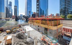 2 Peri Used A Customized Approach To Delivering Materials To The Salesforce Tower Job Site That Had Only One Way In And Out 2 Peri Used A Customized Approach To Delivering Materials To The Salesforce Tower Job Site That Had Only One Way In And Out