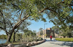 Landscape architect Michael Van Valkenburgh Associates created this nature trail at Lathrop Photo: Tom Harris Landscape architect Michael Van Valkenburgh Associates created this nature trail at Lathrop Photo: Tom Harris