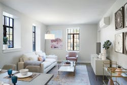 Chicago's historic Lathrop public housing complex gets new life as mixed-income community Model Living Room 2BR Chicago's historic Lathrop public housing complex gets new life as mixed-income community Model Living Room 2BR