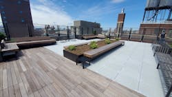 Ipe wood and stone pavers for wind uplift Ipe wood and stone pavers for wind uplift