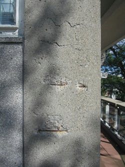 Figure 2 - Exposed rebar or cut away concrete with rebars and anodes 2 Figure 2 - Exposed rebar or cut away concrete with rebars and anodes 2