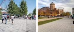 Pavers And Permeable Pavers Covering A Significant Portion Of Chicago’s Navy Pier Helped The Project Earn Sites Certification, As The Pavers Were Such A Large Part Of The Overall Renovation Project Pavers And Permeable Pavers Covering A Significant Portion Of Chicago’s Navy Pier Helped The Project Earn Sites Certification, As The Pavers Were Such A Large Part Of The Overall Renovation Project