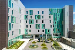 The Cincinnati Ronald Mc Donald House Features Bright Pops Of Parakeet Yellow Among A Variety Of Greens, Taking Its Inspiration From The Life Affirming Courtyard Garden Photo: Hortonphotoinc The Cincinnati Ronald Mc Donald House Features Bright Pops Of Parakeet Yellow Among A Variety Of Greens, Taking Its Inspiration From The Life Affirming Courtyard Garden Photo: Hortonphotoinc