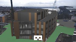 Mortenson construction AR app view Mortenson construction AR app view