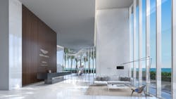 Aston Martin Residences lobby Aston Martin Residences lobby