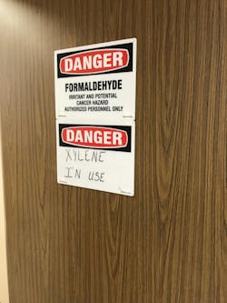 sign on door sign on door