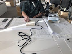 Landon Willams Sketching During Recording Landon Willams Sketching During Recording