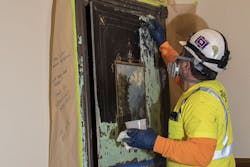 Mural on vault door in Washington Capitol Mural on vault door in Washington Capitol