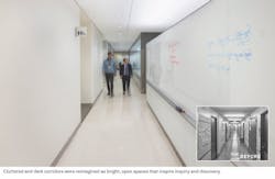 Stemmler Hall hallway Stemmler Hall hallway