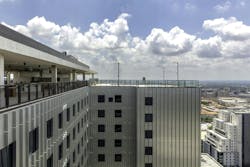 ALUCOBOND PLUS, Brushed, high-rise residential, Austin skyline, MCM ALUCOBOND PLUS, Brushed, high-rise residential, Austin skyline, MCM