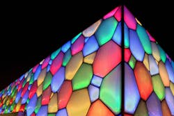 The exterior of the Beijing National Aquatics Centre The exterior of the Beijing National Aquatics Centre