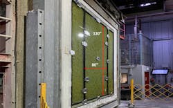 During 2 Hour Fire Test During 2 Hour Fire Test